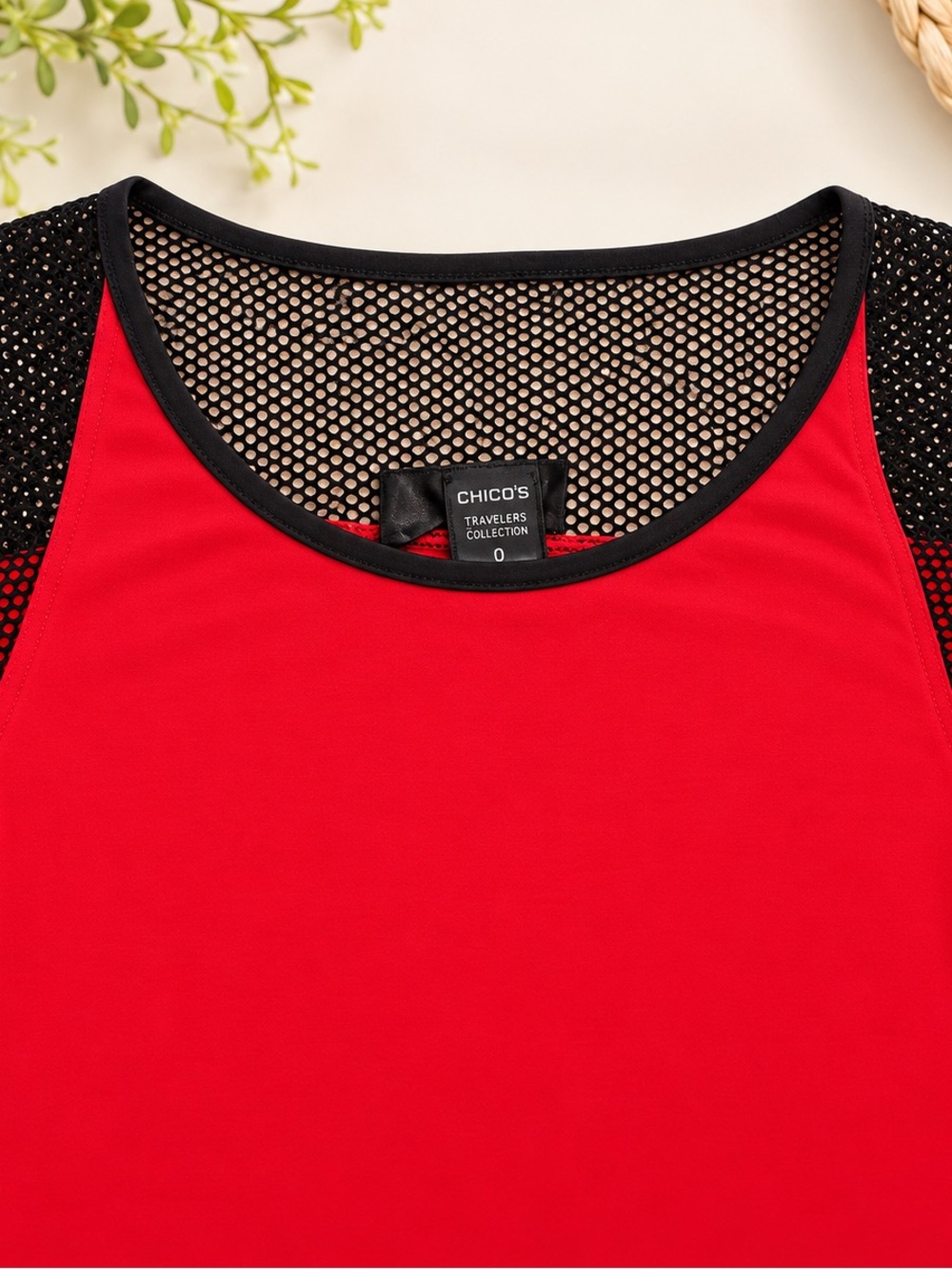 Frank Lyman red tunic size 6 - Picture 2 of 2